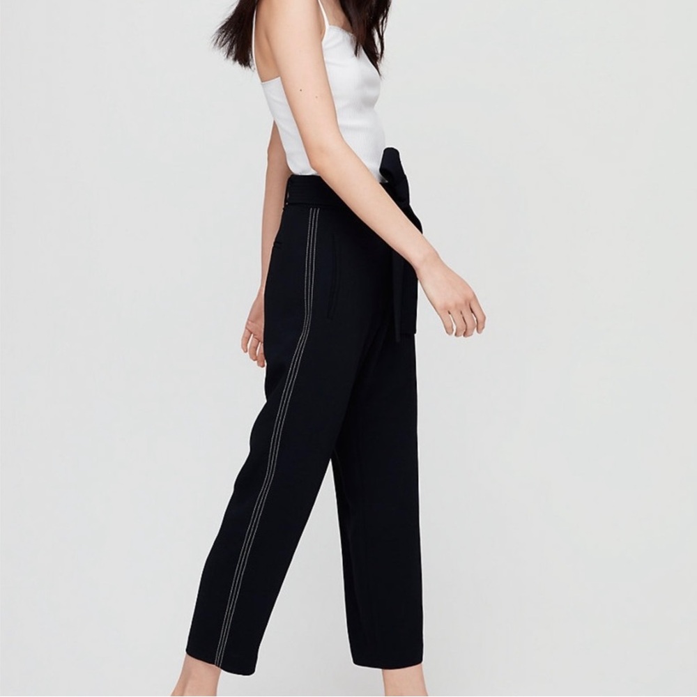 Aritzia Wilfred free tie front pant